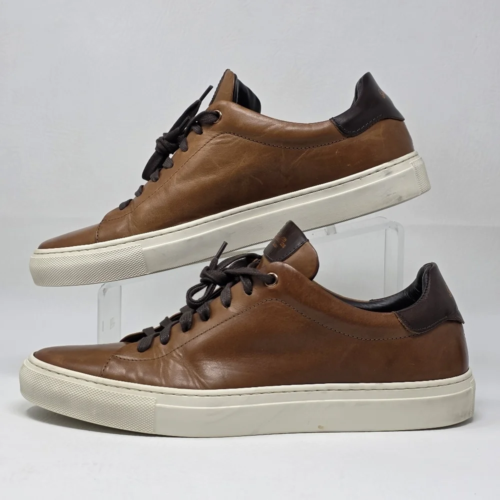 Good Man Brand Mens Legend Cognac Low Tops Sneakers Shoes Size 10 Pre-owned